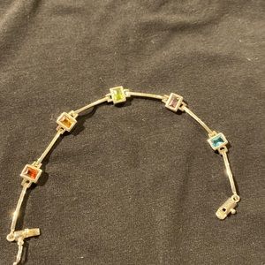 Multi color stone bracelet